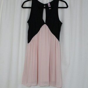 Women's Solemio Formal Pink & Black Dress